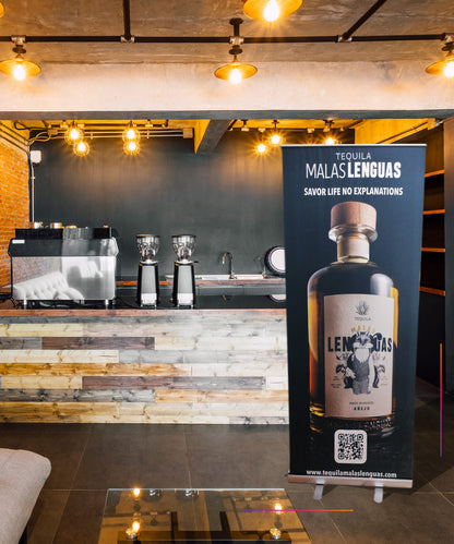 Roll Up Banner 80 X 2 Mts En Tela Sublimada. Enrollable