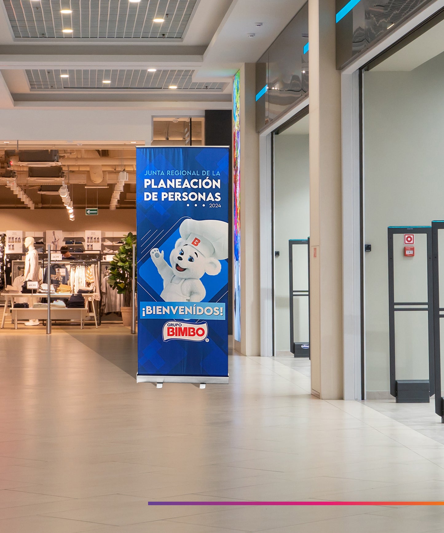 Roll Up Banner 80 X 2 Mts En Tela Sublimada. Enrollable