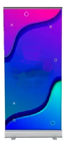 Roll Up Banner 80 X 2 Mts En Tela Sublimada. Enrollable