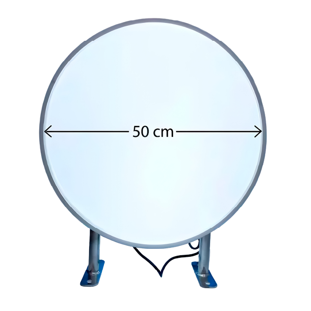 Anuncio Luminoso Circular Doble Cara  Luz Led 3d