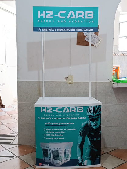 Demo Stand Con 4 Impresiones Vinil Publicitario Módulo