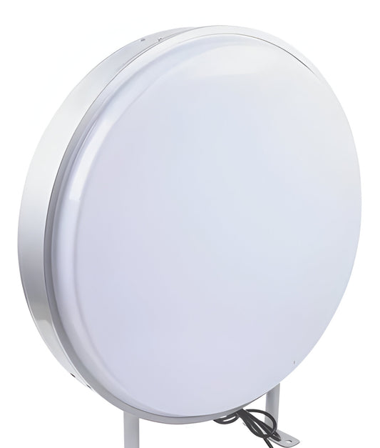 Anuncio Luminoso Circular Doble Cara  Luz Led 3d