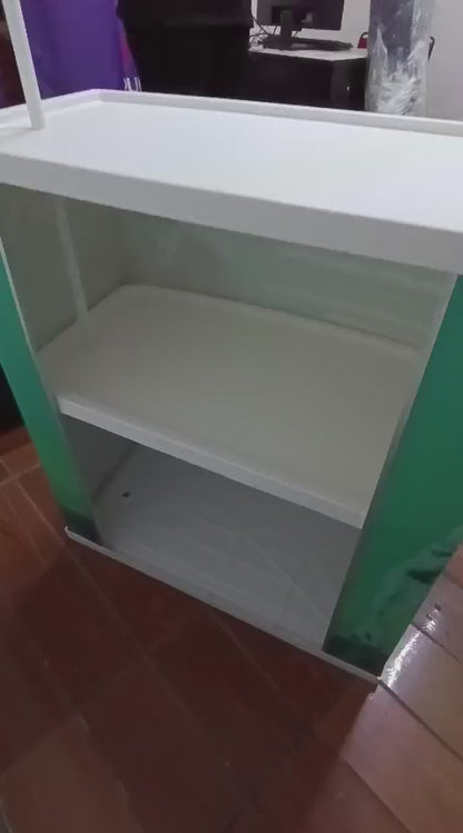 Demo Stand Con 4 Impresiones Vinil Publicitario Módulo